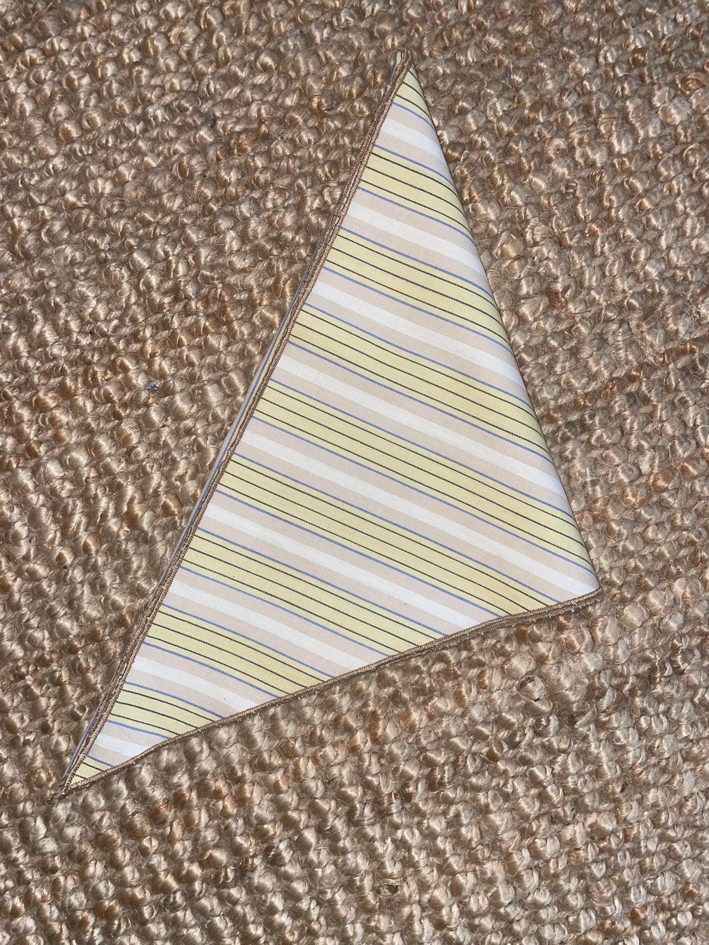 BANDANA, YELLOW STRIPE